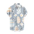 thumbnail image 2 of Blusa y camisa de manga corta con cuello vuelto para hombre, camisa informal de moda para hombre, camisa de manga corta con cuello vuelto, camisa de verano con botones, blusa de poliéster para hombre, 2 of 4