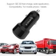 thumbnail image 5 of 12W/2.4A Fast Charging Dual USB Port Car Charger for BLU G90 Pro, G90 - Black, 5 of 6