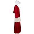 thumbnail image 6 of HPO Adult Womens Handmaid's Tale Costume Set - Hooded Robe, Bonnet, Halloween Bags. Cosplay Costumes, 6 of 7