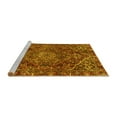 thumbnail image 2 of Ahgly Company Machine Washable Indoor Square Persian Yellow Traditional Area Rugs, 7' Square, 2 of 4