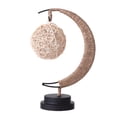 thumbnail image 3 of Ekuci Decorative Rattan Ball Style Moon Shape LED Night Lights, Warm Light, 3 of 10
