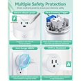 thumbnail image 5 of Remote Control Outlet, Wireless Remote Light Switch, Remote Outlet with Timer, 500ft Range Timer Outlet Plug, 15A/1500W Remote Plug in On/Off Switch, for Lamps, Fans, Appliances, 5 of 8