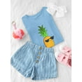 thumbnail image 3 of Buon Ferragosto Cool Ananas T-Shirt Toddler -Image by Shutterstock,  3 Toddler, 3 of 4