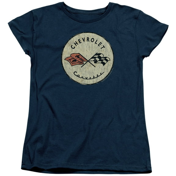 Chevrolet - Old Vette - Women's Short Sleeve Shirt - Medium