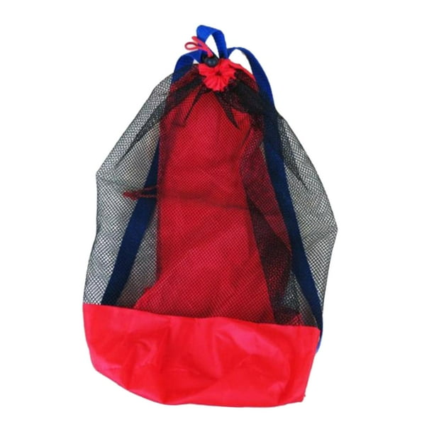Bolsa de malla para playa, bolsa para niños, bolsa de conchas para guardar arena, bolsa de malla portátil para juguetes de playa, organizador de jugue