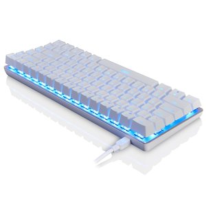 TIMIFIS clavier AK33 Backlit Usb filaire jeu mécanique clavier bleu noir commutateurs pour cadeau de bureau