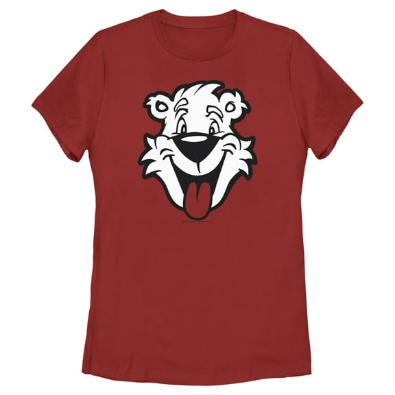 Women's ICEE Bear Big Smile  Graphic Tee Red Medium