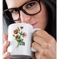 thumbnail image 2 of 3dRose, Redoute Vintage Watercolor Floral Anemone Stellata, 15oz Mug, 2 of 7