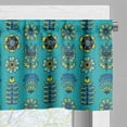 thumbnail image 3 of Ambesonne Abstract Valance Pack of 2, Botanical Element, 42"X18", Sea Blue and Multicolor, 3 of 5