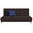 thumbnail image 2 of Sofá Cama Reclinable El Bazar Store Zeus Chocolate Lino Futón 3 posiciones Abotonado Sala, 2 of 7