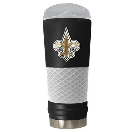 New Orleans Saints 24oz. Powder Coated Draft Travel Mug - Black - No (Best Way To Travel In New Orleans)