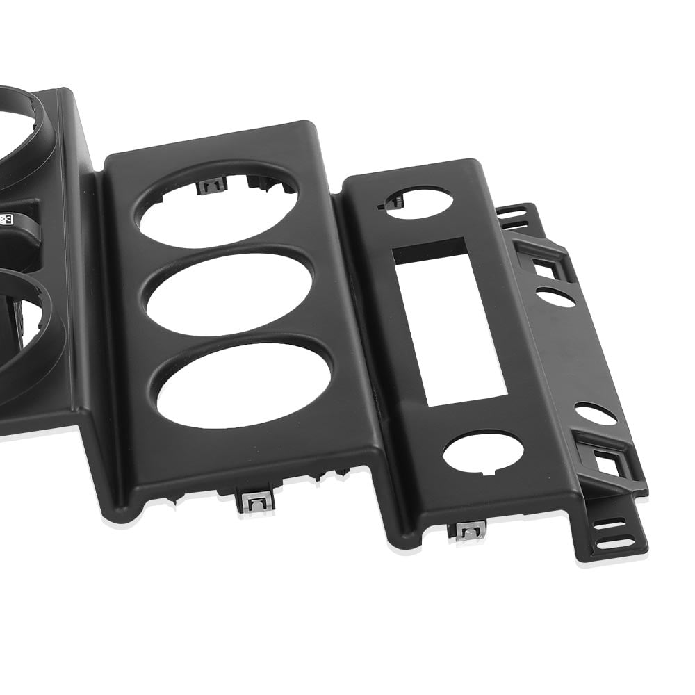PIT66 Dash Center Bezel Trim Fit for 2007-2010 Jeep Wrangler Instrument Panel DashBoard