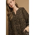 thumbnail image 6 of Garden Naked Leopard Print Long Sleeve Swing Dress, 6 of 6