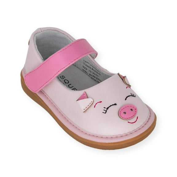 Wee Squeak Piggy Shoe Size: 3, Color: Pink