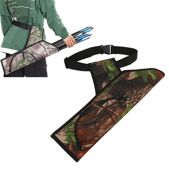 Archery Quiver,Hip Quiver Waist Hanged Quiver Holder With Adjustable Belt Foldable Hip Arrows Bag For Archery