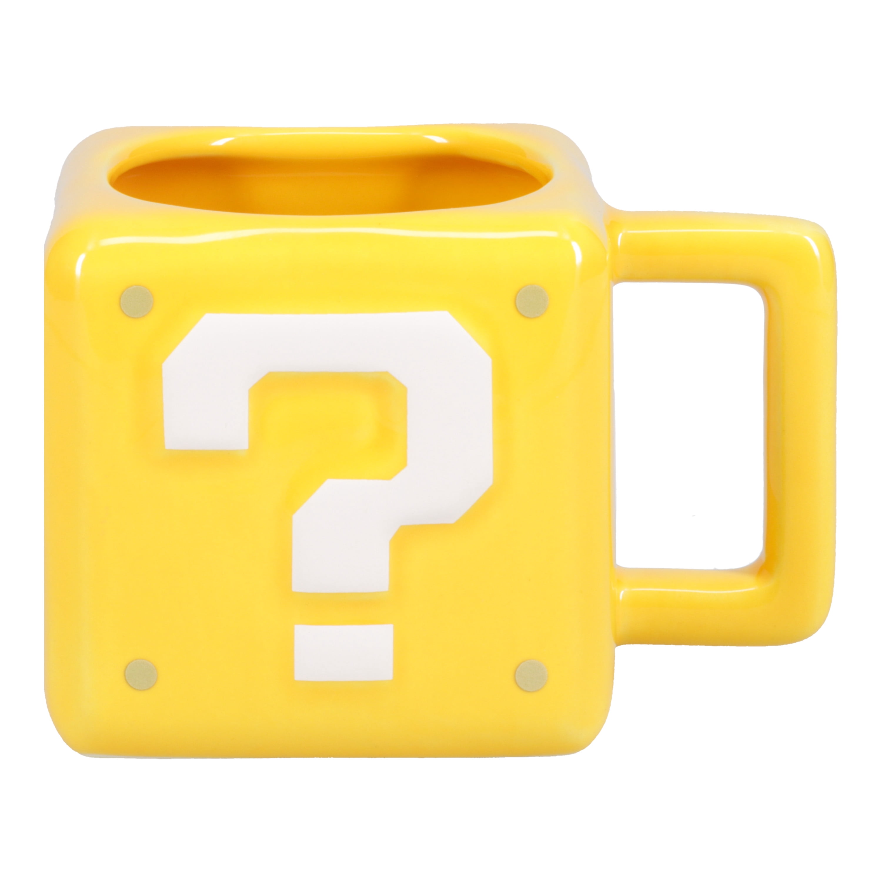 Super Mario Question Block Mug, Ceramic 15 fl oz Officially licensed Nintendo Gift by Paladone