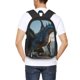 thumbnail image 4 of Fotbe Wild Blue Cool Dragon Mochila para Hombre y Mujer - Tela Oxford 600D Resistente - Mochila Impermeable de Gran Capacidad para Escuela, Viajes y Senderismo, 4 of 6