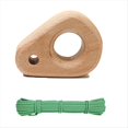thumbnail image 1 of Mini Tabla de Escalada de Madera, Portátil, para Entrenar los Dedos, Potente Fortalecedor de Agarre, Resistente y Compacta., 1 of 5