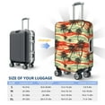 thumbnail image 3 of Salouo Colorful Hawaii Palms Pattern Travel Dust-proof Suitcase Cover, Softside Suitcase Protector Luggage Cover Protector for 18-32inch ,Not Included Suitcase, 3 of 8
