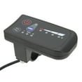 Electric Bike Power Display Meter Waterproof 5 Pin Interface ABS