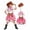 White_#01, variant on Girls Cowgirl Outfits Kids Western Costume Tutu Dress with Hat Scarf Belt Birthday Party Dress Up 4-9Y