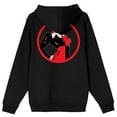 thumbnail image 2 of DC Comic Book Batman Red Circle Main Character Men's Black Hoodie-S, 2 of 4