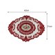 thumbnail image 3 of 2Pcs Embroidered Lace Placemat Coaster Coffee Doilies Table Mat Cover Home Decor, 3 of 6