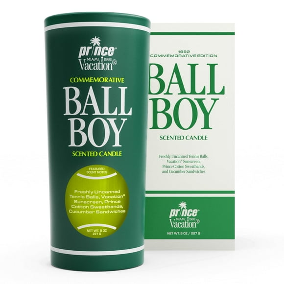Vela Perfumada Ball Boy Vacaciones Tenis 227g Premium de Soya