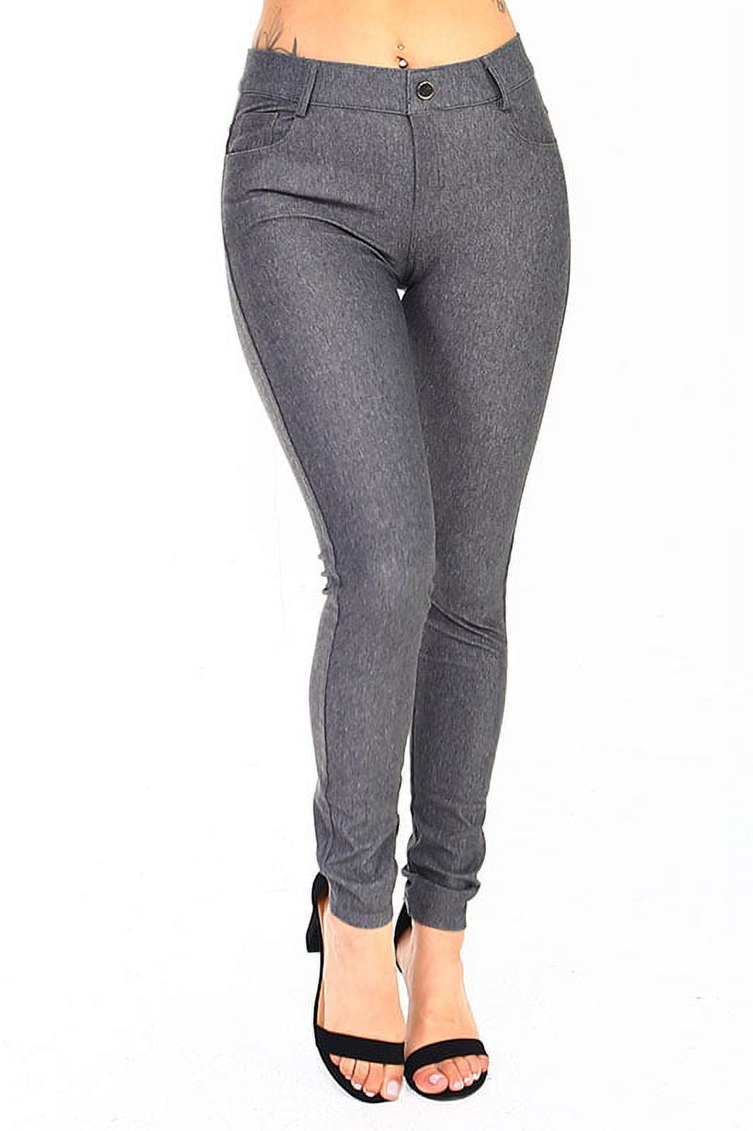 Classic Women's Cotton Blend Waist Jeggings Stretchy Skinny Pants