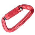 thumbnail image 3 of Aluminum Carabiner, Carabiner Easy To Carry and Store Convenient To Use  for Hiking for Rappelling for Rock Climbing for Mountaineering Red, 3 of 8