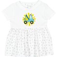 thumbnail image 3 of Inktastic Tow Truck Lover Girls Baby Dress, 3 of 5