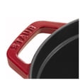 thumbnail image 3 of STAUB La Cocotte 3.25 L Cast Iron Oval Cocotte, Cherry, 3 of 5