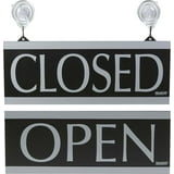 Headline Sign Century Series Reversible Open/Closed Sign, w/Suction ...