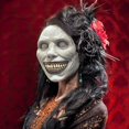 thumbnail image 3 of Máscara de Halloween de demonios sonrientes, máscaras de terror, accesorios de Cosplay malvados, máscara de fiesta, accesorios de ropa, 3 of 4