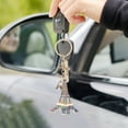 thumbnail image 4 of OUNONA Eiffel Tower Keychain Parisian Style Decorative Charm Multi Colored 1Set, 4 of 8