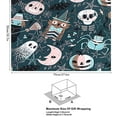 thumbnail image 3 of BNNG Gothic Wrapping Paper Halloween - Skull and Flowers Design, 10 Sheets Gift Wrapping Paper for Halloween Christmas Holiday, Perfect for Halloween Decorations, Holiday, Party, 3 of 7