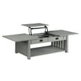 thumbnail image 5 of Furniture of America Carl Lift-Top Wood Antique Gray Coffee Table, 5 of 12