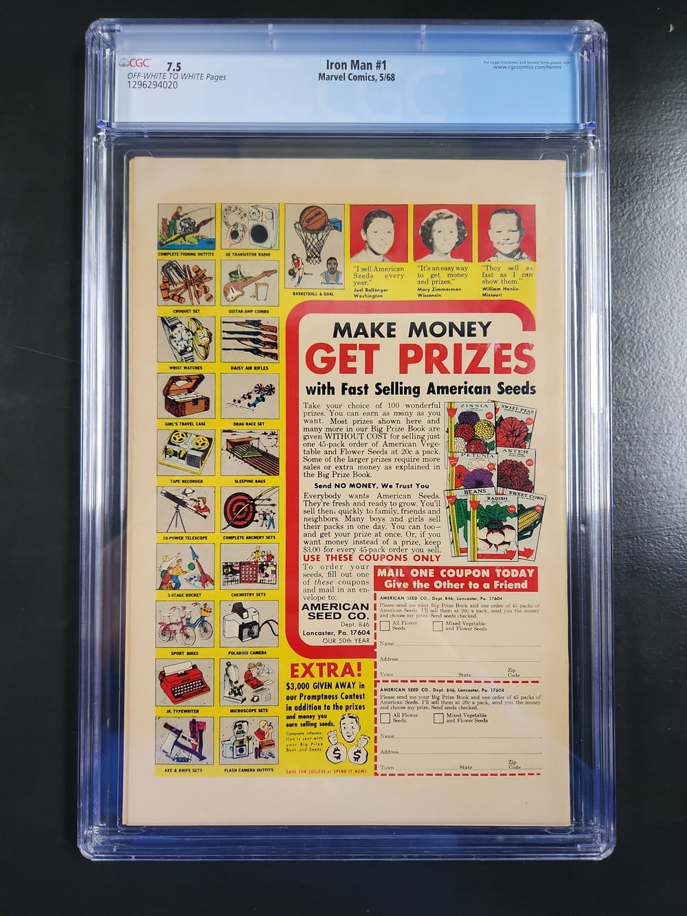 Iron Man #1 - CGC 7.5 Comic Book