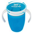 thumbnail image 2 of Silicone Products 360 Baby Drinking Cup For Children, Baby Anti-choking Cup, Drinking Cup With Handle (1 Piece, Blue), 2 of 5
