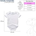 thumbnail image 5 of Paquete de 6 Body Bluelander para Bebé, Mamelucos, Camisa para Bebé de 6 a 9 meses, 5 of 5
