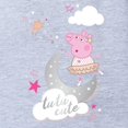 thumbnail image 2 of CafePress - Peppa Pig Tutu Cute - Cute Infant Baby Football Bodysuit, 2 of 3