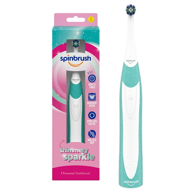 Cepillo de dientes eléctrico Spinbrush Kids Shimmery Sparkle