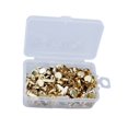 thumbnail image 1 of LEEYNEER 200 Pcs Attaches en Métal Doré pour Papier Attaches Rondes pour Bureau Enfant, 1 of 6