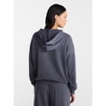 thumbnail image 3 of No Boundaries Mineral Wash Studded Fleece Oversized Hoodie, Women's XXS-XXL, 3 of 5