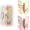 2 Pack-B, variant on 4 Pack Rotating Butterfly Adhesive Wall Hooks, No Drill 270° Swivel 3-Prong Hangers with Adjustable Wings, Heavy Duty Stick-on Hooks for Inner & Outer Corners, Bathroom, Entryway, Kitchen (4 Pack)
