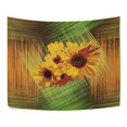 thumbnail image 2 of Tapiz de Flores ABPHQTO decoración colgante de pared 128x150 cm, 2 of 4