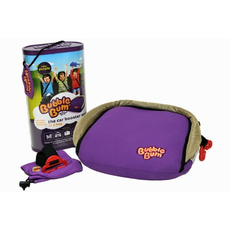 Bubblebum Inflatable Backless Booster Car Seat, Purple