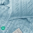 thumbnail image 6 of U by Bedsure Tufted Boho Comforter Set, 3 Pieces Farmhouse Shabby Chic Embroidery Bed Set, Soft Jacquard Comforter for All Seasons,Queen,Winter Sky, 6 of 6