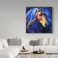 thumbnail image 3 of Trademark Fine Art 'Friesian Night' Canvas Art by Marcia Baldwin, 3 of 3