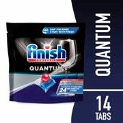 2X - Finish Quantum Dishwasher Detergent, Premium Dishwashing Tablets, 14 tabs
